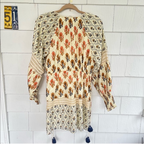 Marea by Ash & Eden Boho Button Front Mini Dress size Medium New With Ta… - Picture 3 of 3